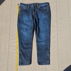 Nine West Dark Blue Cropped Ankle Jeans